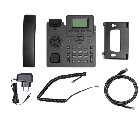 ФЛАТ-ПРО Flat-Phone C10G, IP-телефон (2 SIP-аккаунта, 2 порта 10/100/1000 BASE-T (RJ-45), ЖК-дисплей, PoE, РЕЕСТР)